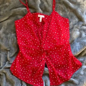 Red tank top from Nordstrom
